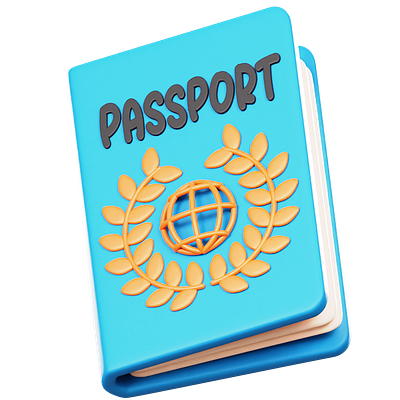 Business Passport 3d 3d rendering design graphic design illustration