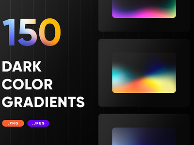 150 Dark Gradients Collection 150 dark gradients collection background bundle colorful design exotic holo holograph pack set texture vibrant vivid wallpaper