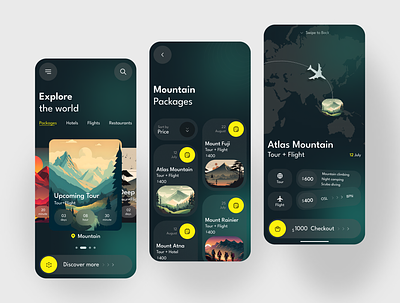 Travel App Design app app design booking illustration mobile app mobile app design mobile design tourism travel travel agency travel app ui ui design