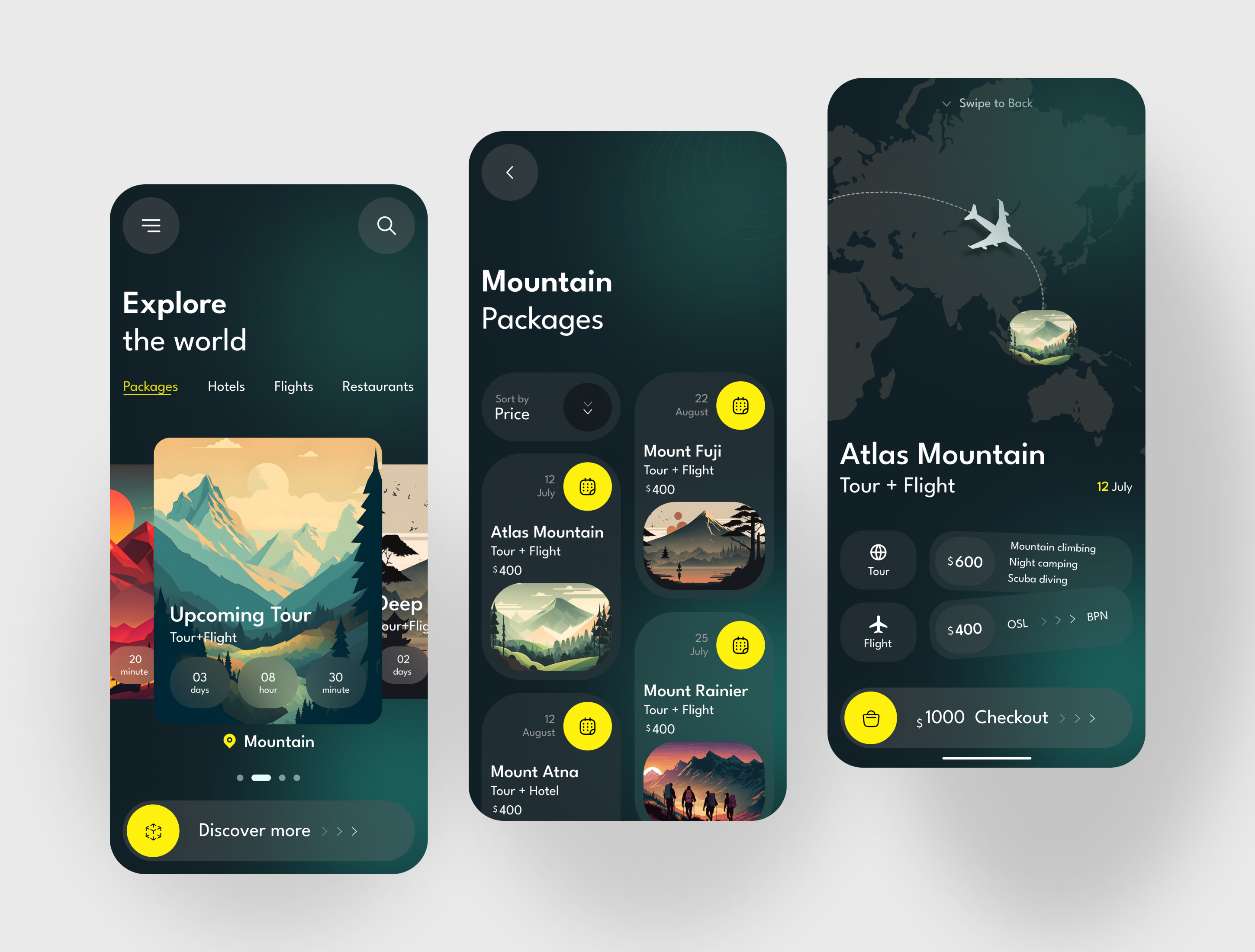 Example of Mobile App Design   Custom UI/UX