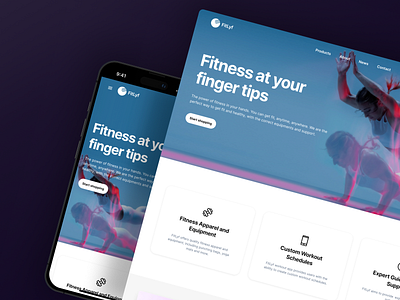 FitLyf- Fitness & lifestyle landing page branding design dribbble fitness freelance gym ios ios design landing page lifestyle mobile design product design ui ui design uiux desgn ux ux design ux project web design