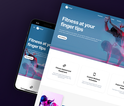 FitLyf- Fitness & lifestyle landing page branding design dribbble fitness freelance gym ios ios design landing page lifestyle mobile design product design ui ui design uiux desgn ux ux design ux project web design
