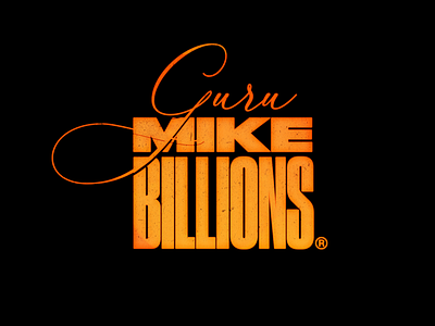 Guru Mike Billions - Podcast branding graphic design logo