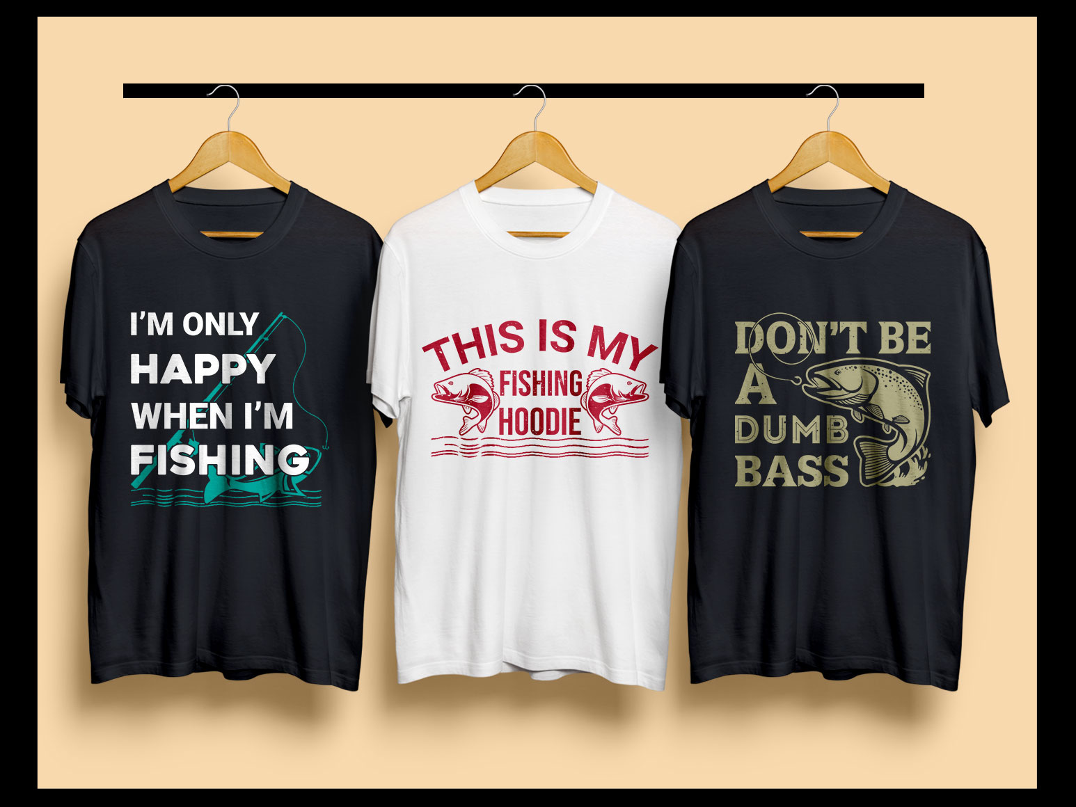 Fishing t-shirt design || T-shirt design by MD Shadin Mia on Dribbble