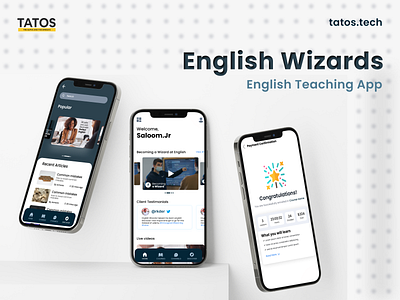 English Wizards- English Teaching App app design english kit ui ux