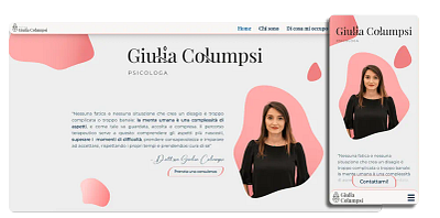 www.giuliacolumpsi.it design ui ux web design webdesigner website