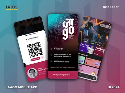 JAAGO- Event Management App app branding design event figma kit management mobile ui ux