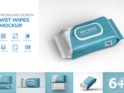 Wet Wipes Packaging Box Mockup medical package packaging box plastic box plastic mockup plastic pack plastic packaging plastic pouch product box realistic sachet tissue tissue box tissue mockup tissue pack wet tissue wet wipes wet wipes packaging box mockup wipes wipes mockup