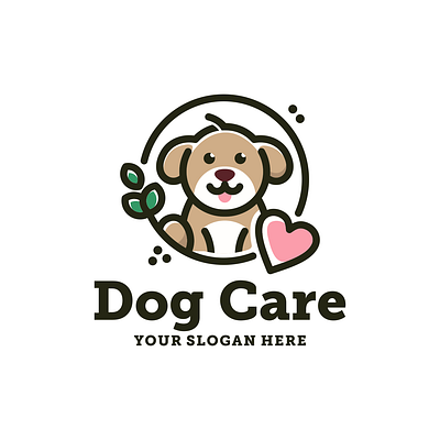 Pet Clinic Logo Design, Pet Shop Logo cute design paw