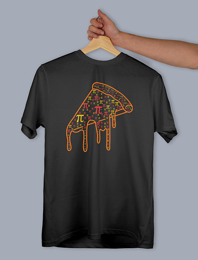 Pizza Pi Day t-shirt design apparel design graphic design illustration march 14 math lover math teacher mathematics pi day pizza t shirt design trendy typography unique vintage