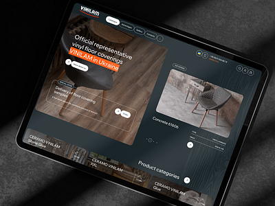 Vinilam | Online store business designer ecommerce online store shop site ui uidesign uiux ux webdesign