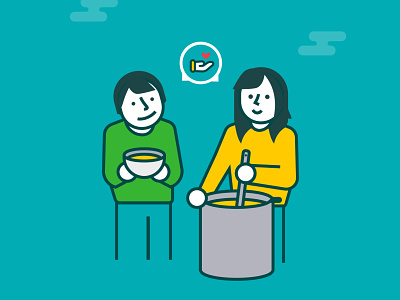 Homeless Plus - Share Food app care give homeless illustration mobile soup ui ux