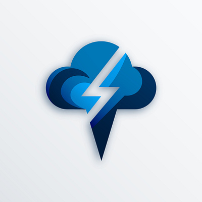 Zip Cloud Logo design graphic design illustration logo vector