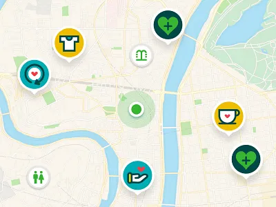 Homeless Plus - Help on a Map care help homeless locator map mobile app pins social