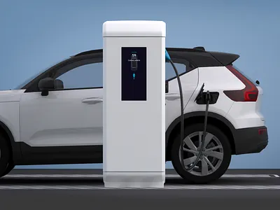 Vega EV Chargers design system ev chargers hero screen hmi ui ux