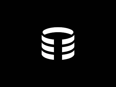 T Database Logo abstract awesome logo circle design designer e initial letter logo logo inspiration professional logo ring simple stack t