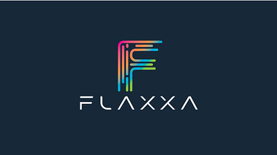 Flaxxa Logo- letter mark logo - tech logo - modern logo beauty logo branding design flatlogo illustration logo logodesiner minalistlogo typography
