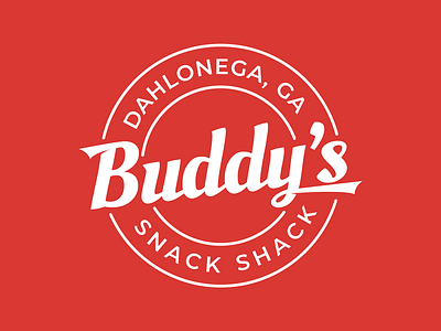Buddy's Logo brand branding cafe design georgia graphic design identity illustration logo logo design mark restaurant snack