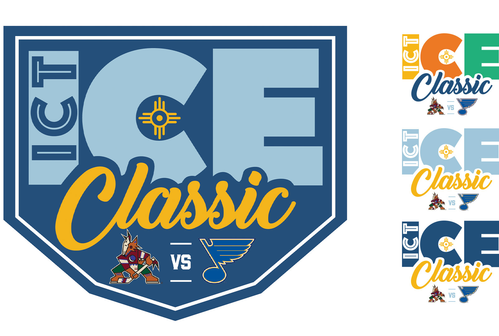 NHL Exhibition Game in Wichita Logo by Ashlynn R. Shinn on Dribbble