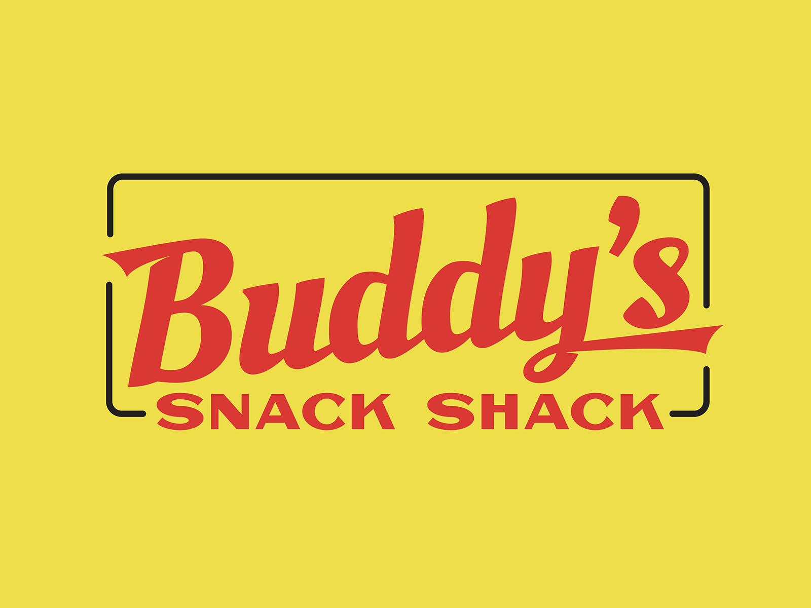 Buddy's Snack Shack Alt by Faceless Creative Co. on Dribbble