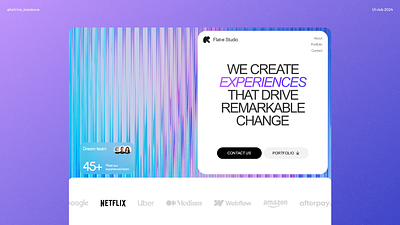 Flat-e Stidio | Web redesign branding figma graphic design home page redesign ui web