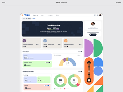 PRISM IoT Platform 2024 graphic design illustration iot mockup platform product design smart building ui ui design ux