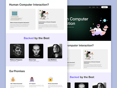 HCI - Website aesthetic ai course edtech landing page minimal design product design simple tech technology ui user experience ux web design website