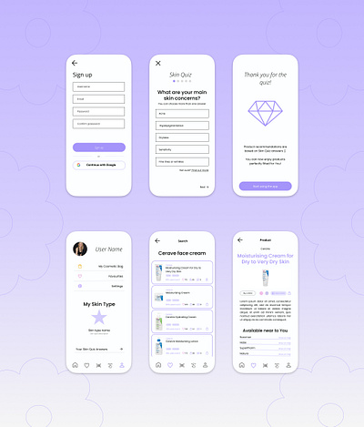 Mobile App Concept branding design figma mobile ui ux
