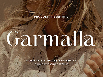 Garmalla - Display Serif Font beauty branding classic elegant fashion font italic ligature logo logotype luxury modern serif typeface typography