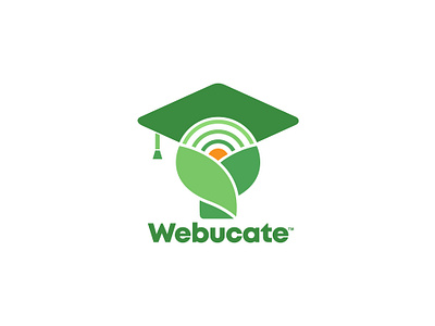 Webucate ai app creative education education logo graphic design logo logo design logo designer logo maker logos modern online software tech technology ui unique web design website