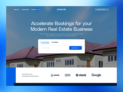 Propacity: Reshaping Real-estate animation brand broker clean website design components dashboard gradient homepage huncho interaction landing page modern product real estate real estate agency realtor saas saas landing page web design