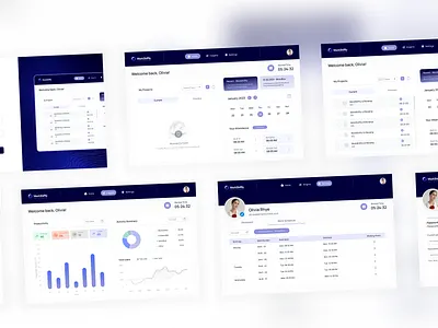 'WorkShiftly' Desktop Application design desktop app desktop app ui hr hr app minimalist modern ui ui ui design uiux web design website