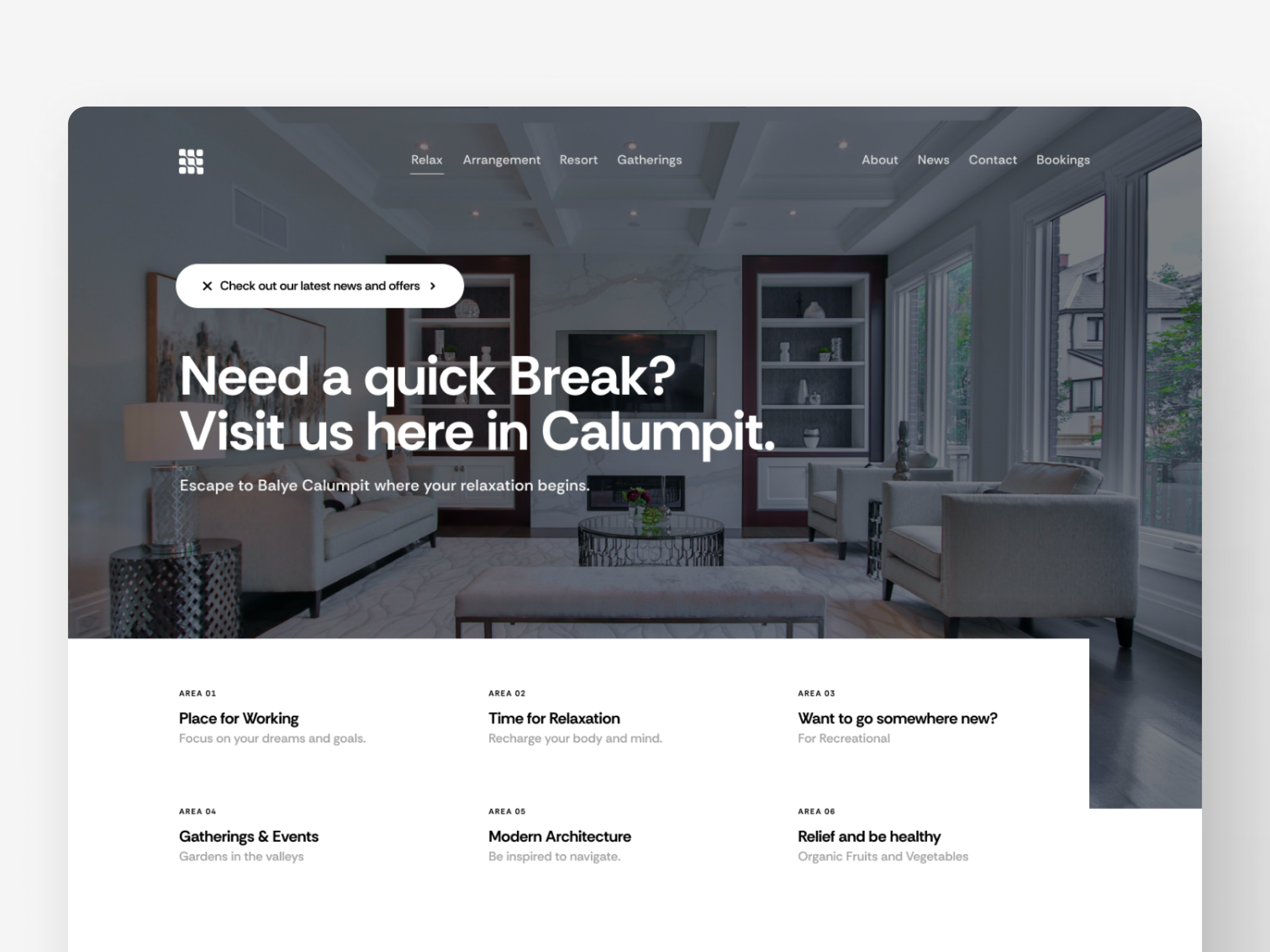 Vacation Pod / Apartment Webdesign 2024 trends airbnb apartment branding clean design hotel landingpage minimal ui uidesign uidesigner webdesign webdesigner website