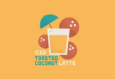 Summer Coffee branding coffee cup design drinks graphic design illustration menu procreate summer typography