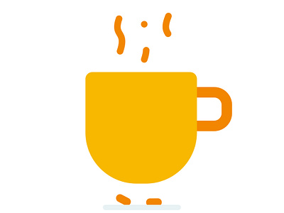 Hot Coffee animation animators blackcoffee cup cupcoffee design drink drinkcoffee graphic design hotcoffee illustration json lottie motion graphics smoke ui walking