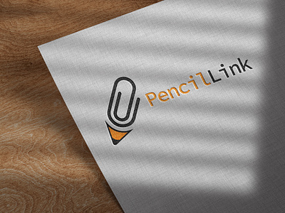 A combination logo of a pencil and a paperclip 3d animation branding design graphic design illustration logo motion graphics typography ui ux vector