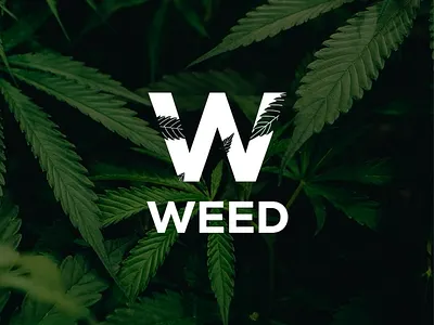 WEED LOGO #dailylogochallenge branding graphic design logo
