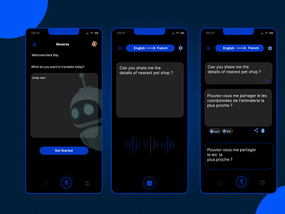 Reverso -AI Language Translation App app graphic design ui