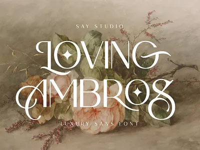 Loving Ambros beautiful beautiful font beauty beauty font brand branding calligraphy font classic display display font elegant elegant font glamour glamour font luxury luxury font luxury sans minimalist font sans serif