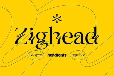 Zighead Display Font clean font corporate font font font pack headline font industrial industrial background industrial design industrial font monogram texture texture effect type typeface typeface font typography typography logo wedding