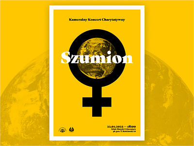 Szumion graphic design poster sign typography women world yellow