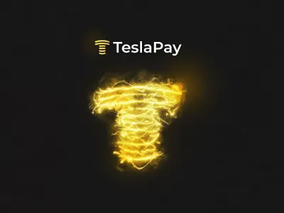 TeslaPay logo design branding logo