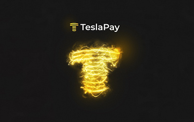 TeslaPay logo design branding logo