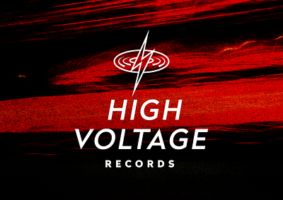 HIGH VOLTAGE RECORDS ⚡ design graphic design music record records speed type vinyl