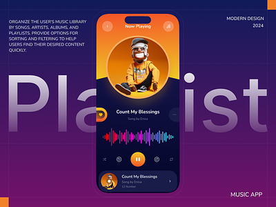 Music Player Mobile App animation app app design clean design hr rumen ios mobile app minimal mobile mobile app music music app music player music player app play play list player player app trendy app ui