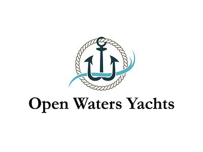 Open Waters Yachts / Boat logo branding dailylogochallenge design graphic design illustration logo typography vector