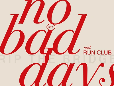 No Bad Days RC branding graphic design