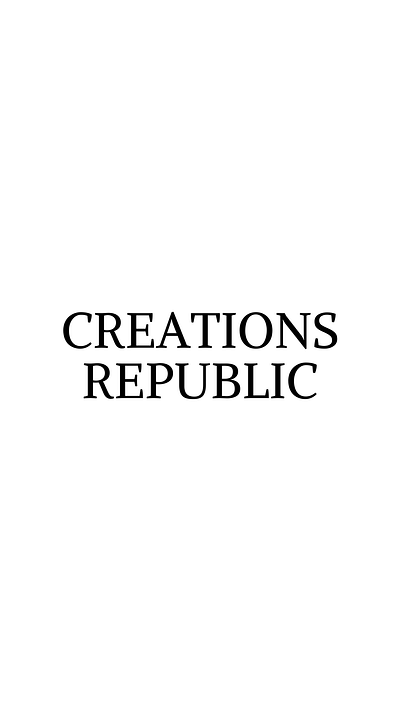 CREATIONS REPUBLIC branding fliers graphic design logo posters
