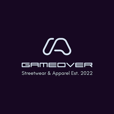 GameOver Streetwear Branding - Logo Design branding graphic design logo design streetwear design typography