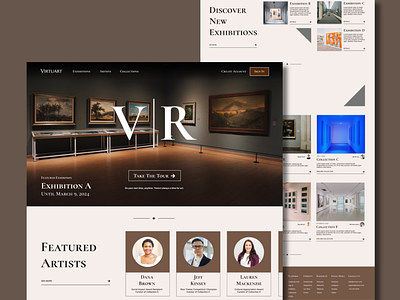 Virtuart - VR Art Gallery Landing Page art gallery home page art gallery ui art gallery ux museum landing page museum ui museum ux museum website vr art gallery vr art gallery home page vr art gallery landing page vr art gallery ui vr art gallery ux vr museum home page vr museum landing page vr museum ui vr museum ux